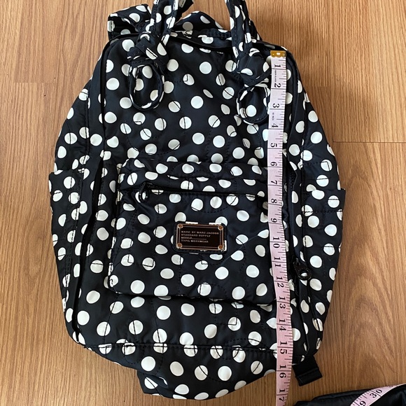 ❤️ Marc Jacobs Polka Dot Quilted Nylon Backpack - Picture 7 of 8